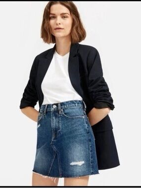 Everlane The Reconstructed Denim Skirt size 25